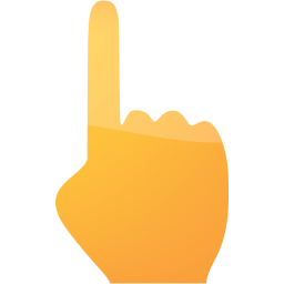 one finger icon