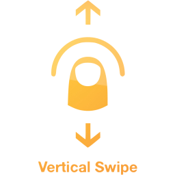 vertical swipe 2 icon