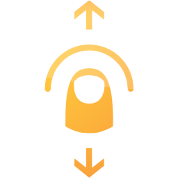 vertical swipe icon