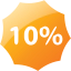 10 percent badge