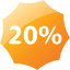 20 percent badge