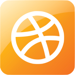 dribbble 3 icon