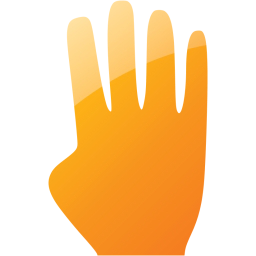 four fingers icon