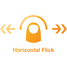 horizontal flick 2 icon