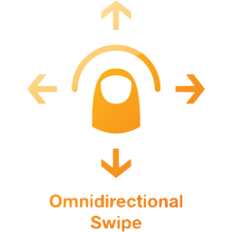 omnidirectional swipe 2 icon