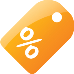 percent badge icon