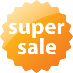 super sale badge icon