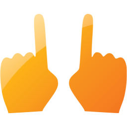 two hands icon