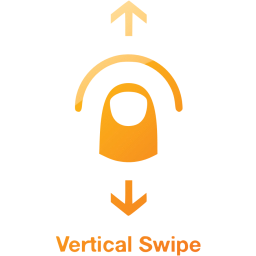 vertical swipe 2 icon