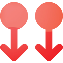 2f swipe down icon