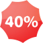 40 percent badge