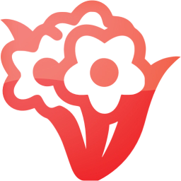bunch flowers icon