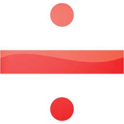 divide sign icon
