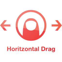 horizontal drag 2 icon