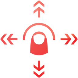 omnidirectional flick icon