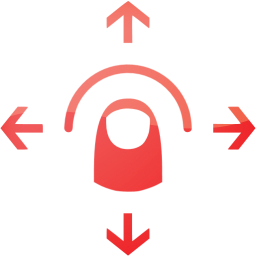 omnidirectional swipe icon