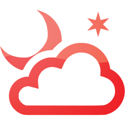 partly cloudy night icon