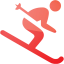 skiing