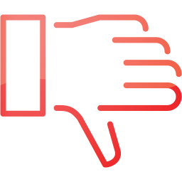 thumb down icon