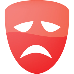 tragedy mask icon