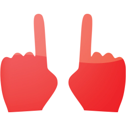 two hands icon