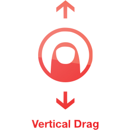 vertical drag 2 icon