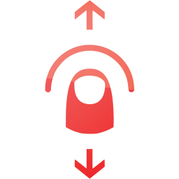 vertical swipe icon