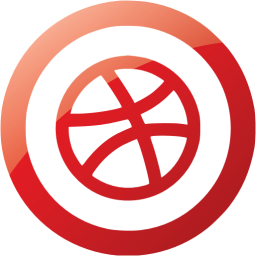 dribbble 5 icon