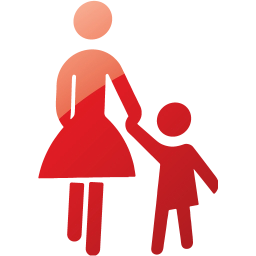 mother and child icon