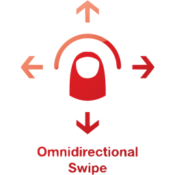 omnidirectional swipe 2 icon