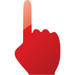 one finger icon