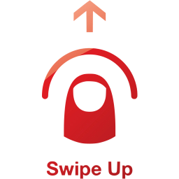 swipe up 2 icon