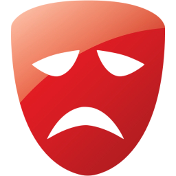 tragedy mask icon