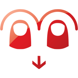 two finger swipe down icon