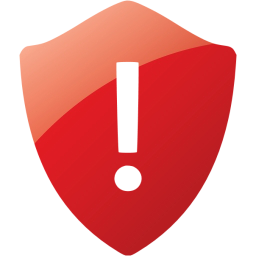 warning shield icon