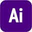 indigo adobe ai icon