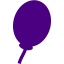 indigo balloon icon