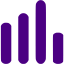 indigo bar chart 7 icon