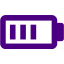 indigo battery 10 icon