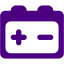 indigo battery 2 icon