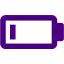 indigo battery 8 icon