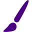 indigo brush 2 icon