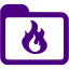 indigo burn icon