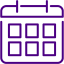 indigo calendar 7 icon