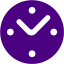 indigo clock 9 icon