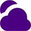 indigo cloudy icon