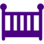 indigo crib icon