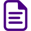 indigo document icon