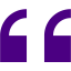 indigo double quote serif left icon