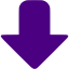 indigo down icon